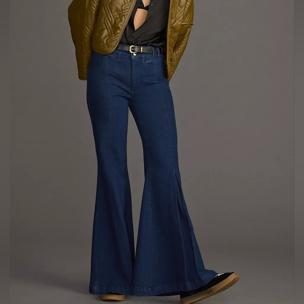 Anthropologie NWT High-Rise Wide-Leg Jeans